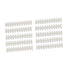 Luxshiny Terminal Barrier Strip 12-Position 10a Wire Terminals Connectors High-Toughness Plastic Brass