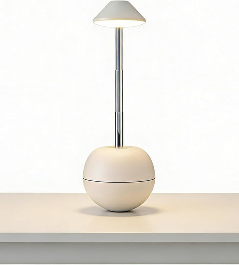 Dimmable Small Touch Lamp with Remote, Tumbler Design Cordless Table Lamp, USB Rechargeable Bedside Night Light
