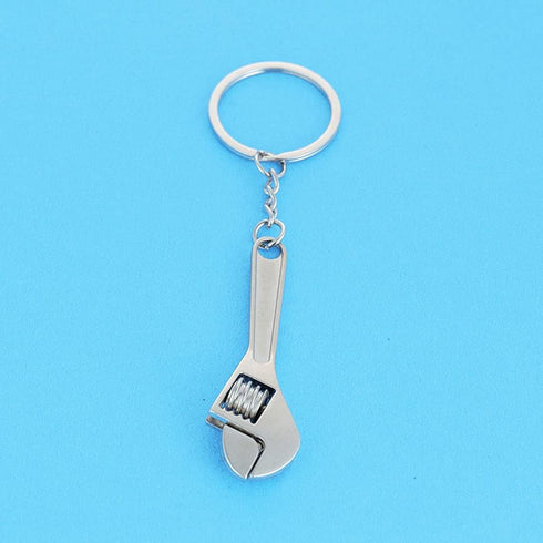 wengjack Set Adjustable Small Spanner Key Ring Tool Gift Men Novelty Keyring Wrench