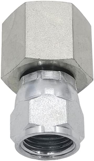 (2-PACK) 6506-08-08 Hydraulic Hose Adapter Fitting 1/2" Female NPTF x 1/2" Female JIC 37° Swivel