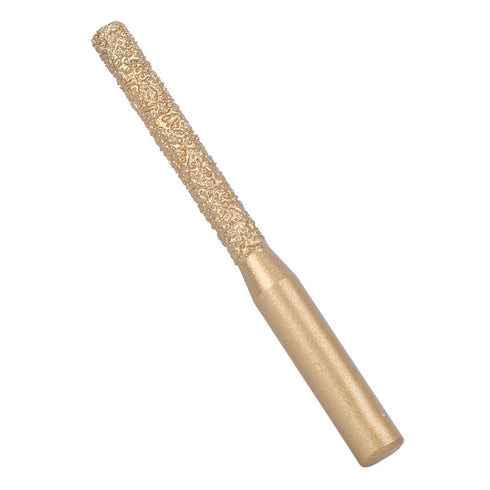 Stone(6.35x5x65mm) Router Bits Golden Brazed Straight Shank Rotary Wheel Router Bit for Marble Granite