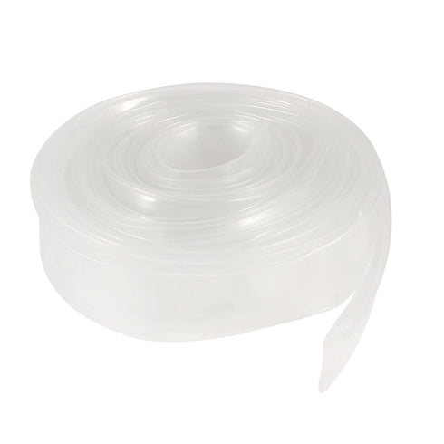 uxcell 34 mm Dia Clear White Polyolefin Heat Shrink Tube - 5.5 M (18Ft)