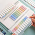 Morandi Sticky Notes | Writable Index Tabs | Set of 10 x 3 Packs | Colorful Macaron Memo Stickers