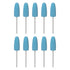 10pcs Rubber Polishing Bit, Silicone Buffing Wheels 2000 Grit for Electric Grinder Rotary Tool