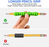 8-Pack Textured Silicone Pencil GripsSensory Fidget Sleeves for Kids& Adults,ADHD &Autism Anxiety Relief,Quiet
