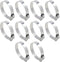 PYI Worm Gear Hose Clamps - Adjustable Stainless Heavy Duty Hose Clamps for Pipe, Tube, Plumbing and Automotive