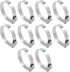 PYI Worm Gear Hose Clamps - Adjustable Stainless Heavy Duty Hose Clamps for Pipe, Tube, Plumbing and Automotive
