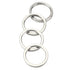 10Pcs Metal Washer Assortment, Stainless Steel Hardware Accessory Part Set Kit, 15mm OD 12mm ID Washer Set