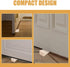 Wooden Door Wedge Stopper, 2PCS Triangle Wood Block, Non-Slip Door Stop for Indoor and Outdoor Use