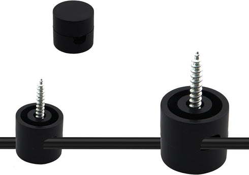 CXMTECH 3 Sets Black Metal Pendant Hooks Chandelier Hooks DIY Chandelier Lighting Fixture
