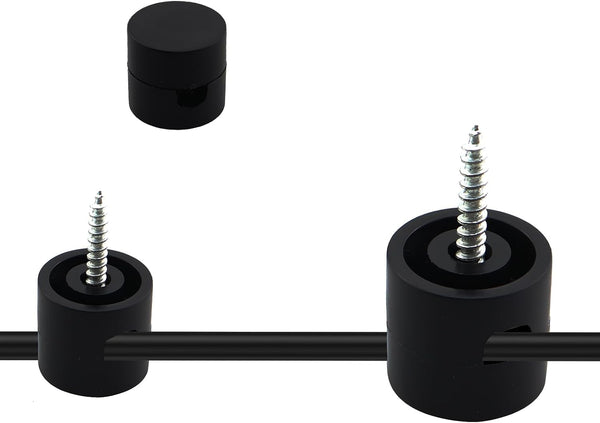 CXMTECH 3 Sets Black Metal Pendant Hooks Chandelier Hooks DIY Chandelier Lighting Fixture