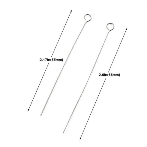 E-outstanding Reusable Inoculating Loop Kit - Laboratory Research Teaching Tools (5pcs 3mm + 5pcs 4mm Inoculating Rings)