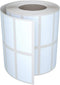 Royal Green White Rectangular Sticky Labels Rolls for Moving, Storage, Organizing 25mmX10mm - 1400 Pack