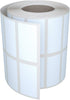 Royal Green White Rectangular Sticky Labels Rolls for Moving, Storage, Organizing 25mmX10mm - 1400 Pack