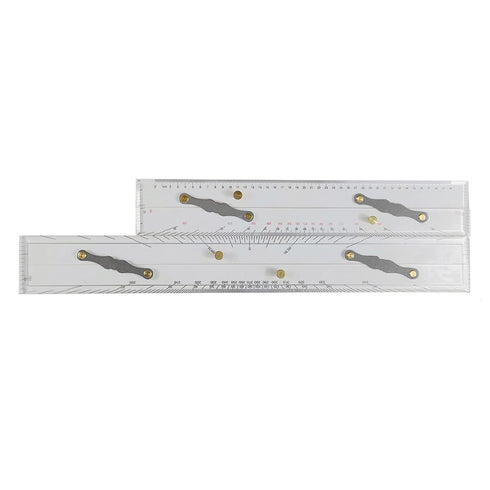 Naroote 450mm, (450mm) Marine Navigation Parallel Ruler, High Accuracy Clear Scale Mapping Points to Pull Parallel