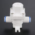RO Water Pressure Relief Valve, 1/4" OD Hose Quick Connection Water Pressure Reducing Regulator for RO System
