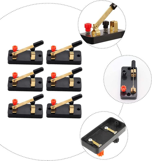 POPETPOP Basic Beginner Circuit Kit, Security Camera Single Pole Single Throw for 6pcs Electric Encendedores