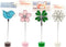 WAYUTO 4Pcs Cute Memo Clips Metal Desk Photo Clips Name Card Holders Note