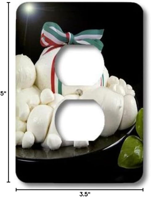 3dRose mozzarella EU16 NTO0108 2 Italy, Cuisines, cheese - - Nico Tondini plug outlet cover