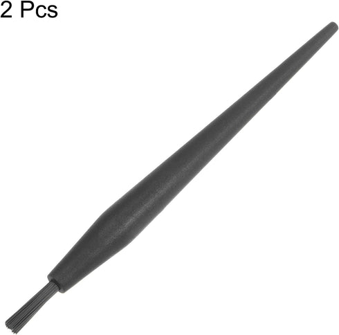 uxcell 2 Pcs Antistatic ESD Brush, Portable Nylon Lab Cleaning Brushes for Electronics, Keyboard, PCB Repair