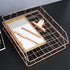 Jolitac Rose Gold 4-Tier Stackable Paper Tray Desk Organizer, Decorative Stacking Rack for File Documents in Home &