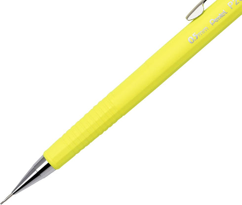 Pentel P205-F - Sharp Mechanical Drawing Pencil 0.5 mm, Yellow Barrel.