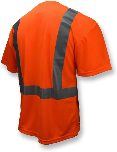 Radians unisex adult St11 Industrial Safety Shirt Short Sleeve, Safety Orange, 5X US