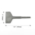 3" x 6.5" Concrete Tile Thinset Scaling Chisel SDS-Plus Shank Thinset Tile Scraper Flat Wide Chisel Bit Floor Scraper Works with SDS+ Rotary Hammers and Demolition Hammers