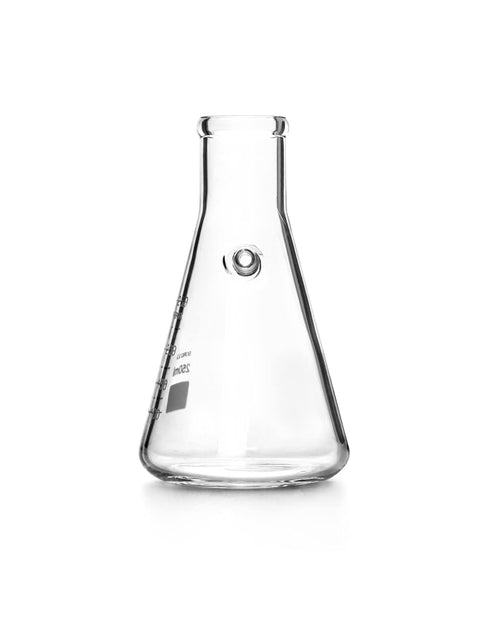 QWORK 250ml Borosilicate Glass Filtering Flask with Tubulation, 2 Pack