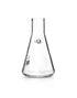 QWORK 250ml Borosilicate Glass Filtering Flask with Tubulation, 2 Pack