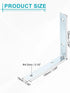 10 Set 3.94"x0.59"x3.94" uxcell L Corner Bracket Corner Brace Metal Joint Right Angle Brackets Fastener with Screws