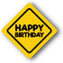 Jayd Products 3 Year Old Birthday Caution Signs, 16.5" Across, Construction Party Signs (3ct)