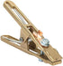 Welding Ground Clamp Brass Earth Clamp, A-shape Welder Ground Cable Copper Grip Clip Clamp