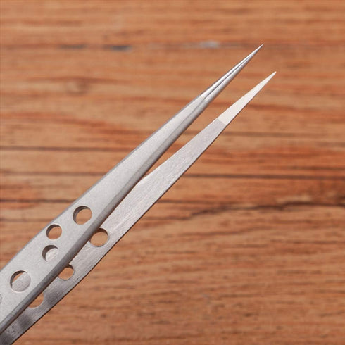 Wolfride Precision Stainless Steel Tweezers Tool Set for Electronics Repair and Crafting, 5 Pcs