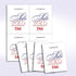 NextDayLabels 8-1/2" x 11" Laser/Inkjet Postcards, 200 Cards (4 Per Page, 4-1/4" x 5-1/2" Each Card | White)