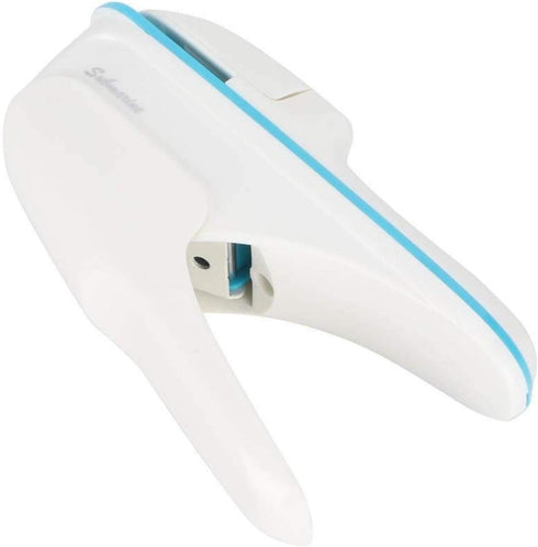 Stapleless Stapler, No Staples Desktop Stapler for Office School, Binds up to 9 Sheets (White)