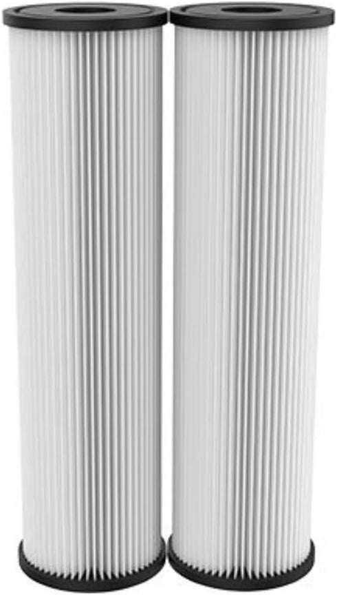 Pentair OMNIFilter RS1 Sediment Water Filter, 10-Inch, 20 Micron, Pack of 2, Standard Whole House Replacement Filter