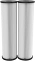 Pentair OMNIFilter RS1 Sediment Water Filter, 10-Inch, 20 Micron, Pack of 2, Standard Whole House Replacement Filter