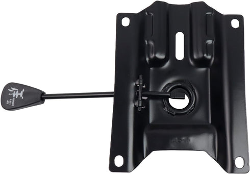 Heavy Duty Office Chair Tilt Base, Control Lift Mechanism Black Swivel Base Plate 6.8" x 5.5" Replacement Parts