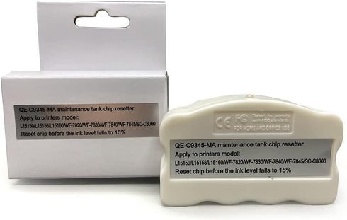 C9345 Maintenance Tank Chip Resetter for Printer ET-5800 16600, White