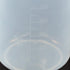 4pcs Stackable Plastic Beakers, 500ml Volume, PP Material with Molded Graduation
