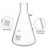 Glass Heavy Wall Borosilicate Filtering Flask - Bolt Neck with Tubulation (2000 ml)