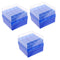Healvian 3pcs Tube Box Rack for 50ml Tube Holder Vials Storage Tray, Small Plastic Cryogenic Test Tube Storage