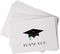 Graduation Cap with Colored Tassel Thank You Cards, 24 Cards & Envelopes, Green