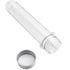 SEUNMUK 60 PCS 40ml Clear Plastic Test Tubes with Caps, 140 x 25 mm Tubes for Plants, Scientific Experiments, Candy