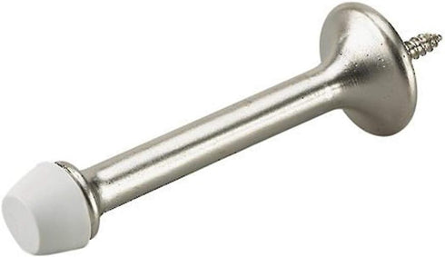 Richelieu Hardware Rigid Door Stop, 3-in (76.2 mm), Brushed Nickel, Model 216NBR