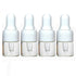100Pcs 1ml Clear Mini Cute Glass Dropper Bottles with Eye Dropper Dispenser for Essential Oil, White Cap