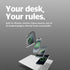 POUT H3 PRO Dual Qi Wireless Charging Mouse Pad Dual Fast Wireless Chargers for Smartphones and Earbuds Smooth Surface