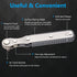 5 Pcs Mini Ratchet Wrench Set, 1/4 Inch Drive, High Torque Offset Reversible Screwdriver for Tight Spaces
