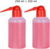 stonylab Chemical Wash Bottle, 2-Pack Lab Sealed Cylindrical Plastic Safety Lab Reagent Squeeze Wash Bottle, Sample Sealing Liquid Storage Containers with Narrow Mouth, 8 oz/2 Bottle by stonylab